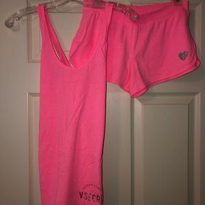 Victoria’s Secret tank and shirt sleep set